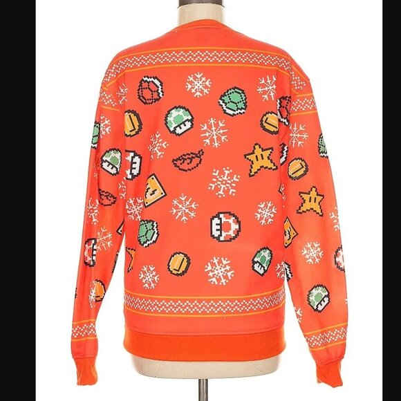 Super Mario Size M Pullover sweater - Picture 3 of 4